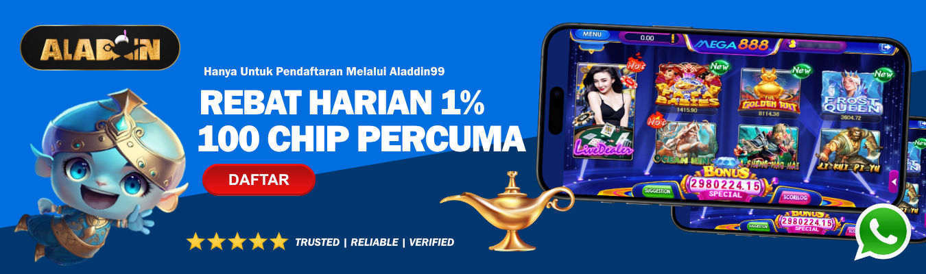 Mega888 Rebat Harian 1% Mega888 Rebat Harian 1%