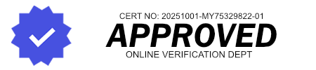 Mega888 Approved Certificate Mega888 Approved Certificate